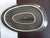 Kiln 14" Porcelain Mocha Oval Plate by f.o.h. Front of the House For Sale - Image 4 of 6