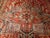 1900 - 1909 Antique Oversized Persian Heriz Serapi Rug, Hand-Knotted Wool, Geometric Pattern, Red & Navy, 10x20 For Sale - Image 5 of 9