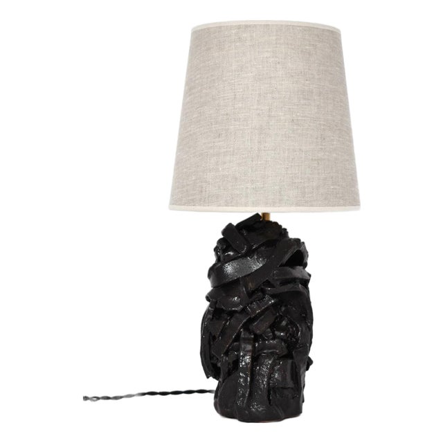 Angkor Black Lamp by Barracuda Interiors For Sale