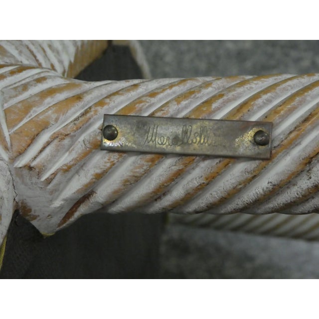 1970s Vintage Signed Italian Marcello Mioni Dining Chairs - Set of 6 For Sale - Image 10 of 13