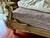 Vintage Italian Carved Painted Bed Frame Tufted Headboard Footboard Rails For Sale - Image 10 of 17