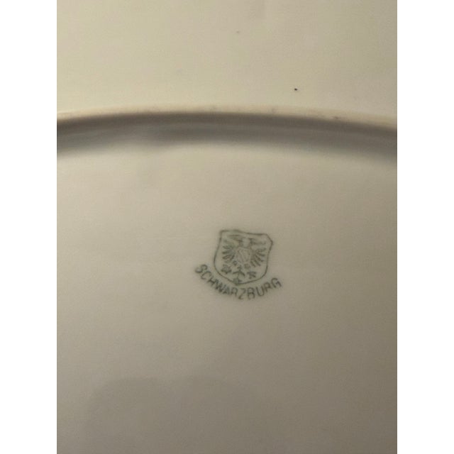 White Antique Royal Schwarzburg German Fine China Covered Soup Tureen & Platter Set For Sale - Image 8 of 12