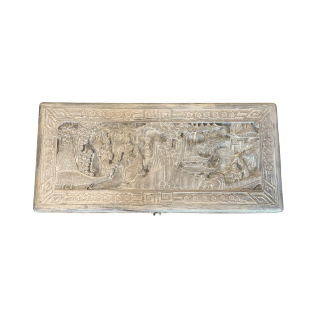 Antique Chinese Export Tea Chest For Sale - Image 13 of 15