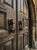 Burnt Umber Pair of Vintage Victorian-Style Cast Iron Hand Door Knockers For Sale - Image 8 of 12