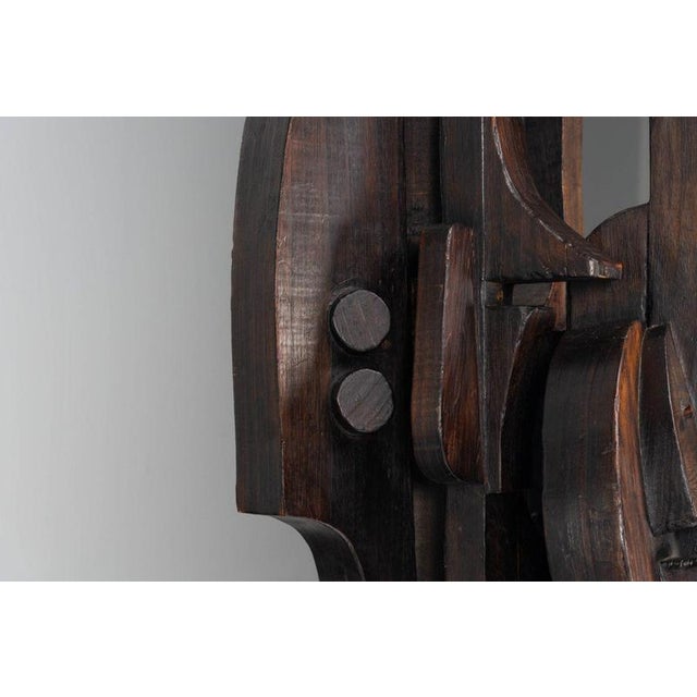 Sergio Ponzio IV, Abstract Sculpture, 1970s, Pine For Sale - Image 13 of 18