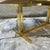 Brown Italian Dining Table in Brass and Laminate by Mario Sabot, 1980s For Sale - Image 8 of 12