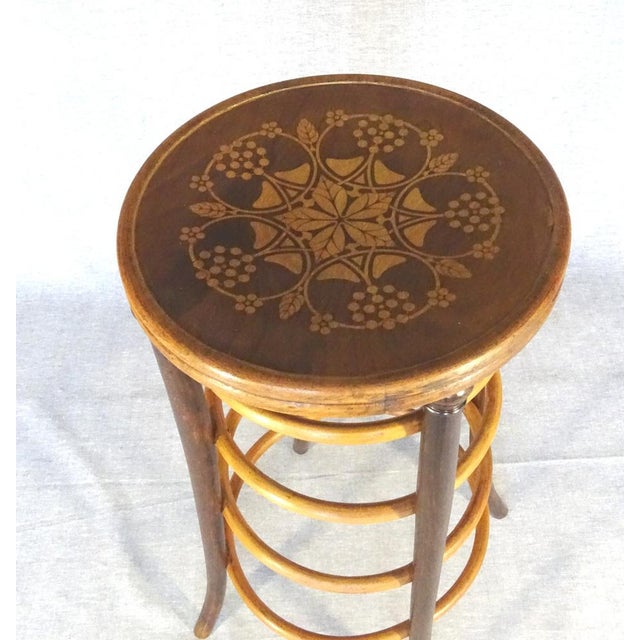 Antique Bar Stool from Jacob & Josef Kohn, 1905 For Sale - Image 11 of 14