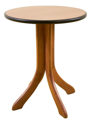 Round Wooden Side Table