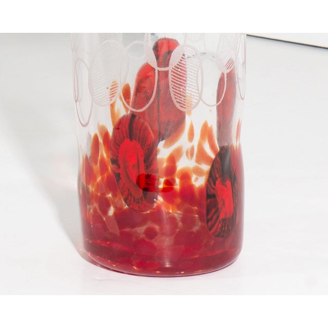 2000 - 2009 Peter Pelzel 2004 Murano Art Glass Vase For Sale - Image 5 of 7