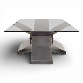 Square Coffee Table by François Monnet for Kappa For Sale