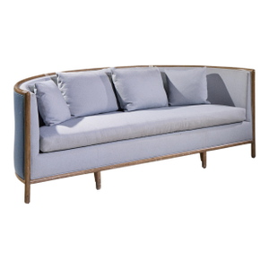 Barbara Barry for McGuire Rattan Fretwork Sofa