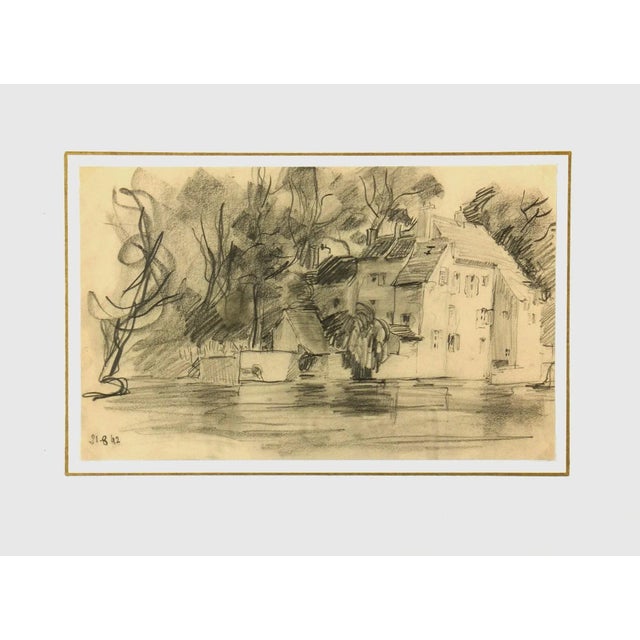 Pencil Landscape - the Old Mill For Sale - Image 4 of 5