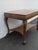 Early 20th Century Early 1900s Ball and Claw Feet Tiger Oak Writing Office Desk Library Table 6410 For Sale - Image 5 of 17