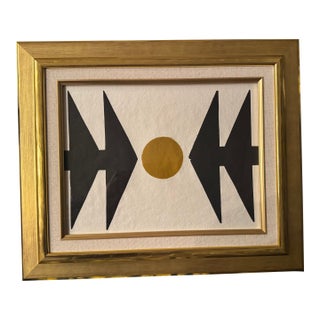 2024 Original Block Print by Uk Artist Sean Thornhill, Framed For Sale