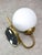 Metal Mid-Century Italian Brass Wall Lamp, 1960s For Sale - Image 7 of 8