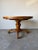 Vintage Biedermeier Neoclassical-Style Cherry Wood Expandable Pedestal Dining Table For Sale - Image 9 of 18