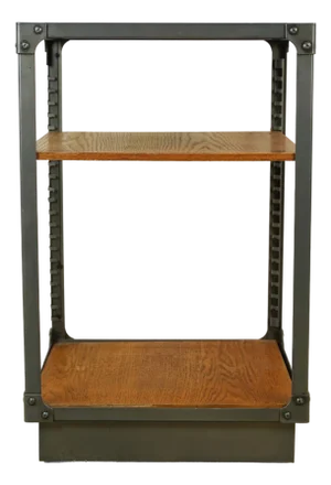 Reclaimed Wood & Steel Utility Shelf