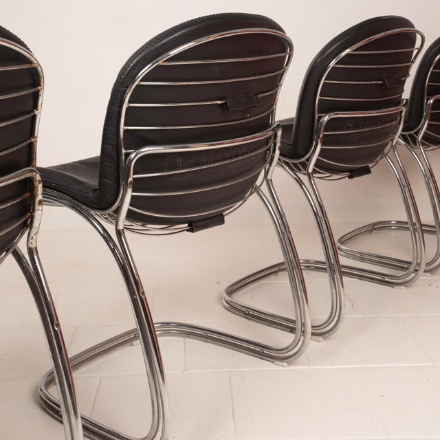 Sabrina Chairs by Gastone Rinaldi for Rima Padova, 1970s, Set of 4 For Sale - Image 18 of 18