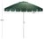 Modern Panza 9 Ft Crank Umbrella, Green/White Pole For Sale - Image 3 of 9