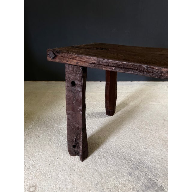 Early 19th Century Handcrafted Carved Workbench For Sale - Image 14 of 18