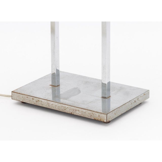 Contemporary Robert Sonneman Style Chrome Plated Desk Lamp For Sale - Image 3 of 7