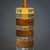 Fontana Arte Mid-20th Century Table Lamp in Glass and Wood, Probably Italy For Sale - Image 4 of 11