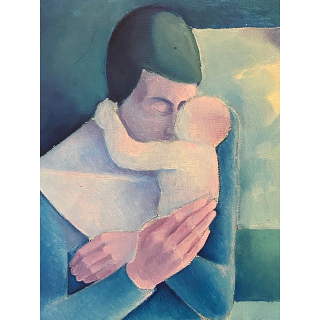 Beppe Ruggeri, Compositions, 1950s, Oil Paintings, Set of 5 For Sale - Image 3 of 18