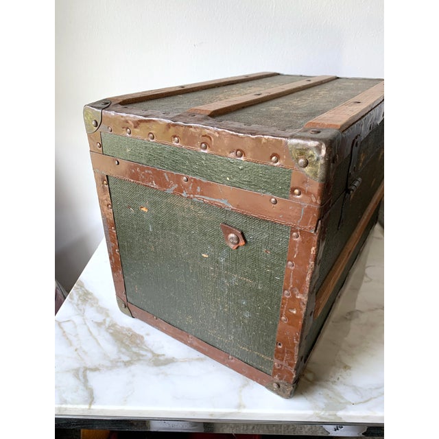 1900s Small Steamer Trunk Made by the Eagle Lock Co Chairish