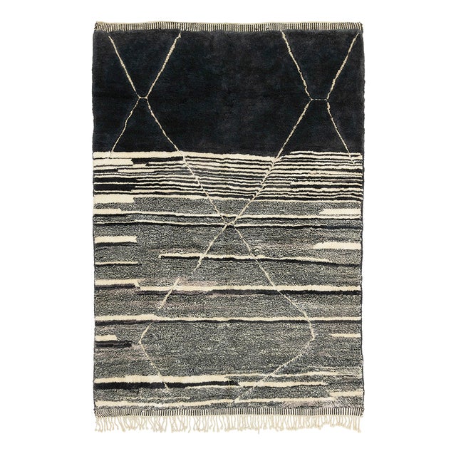 Hand-Knotted Rug by Azele Studio For Sale