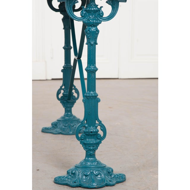 Vintage 20th Century French Iron Bistro Table For Sale In Baton Rouge - Image 6 of 8