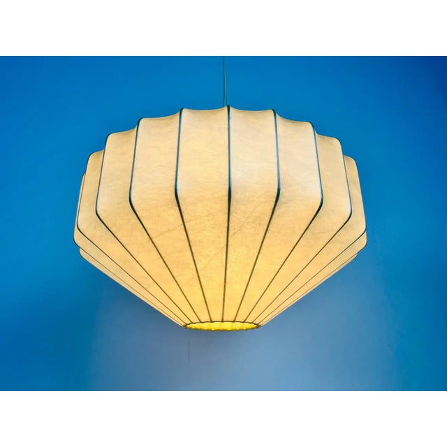 Mid-Century Cocoon Losange Pendant Light, 1960s, Italy For Sale - Image 11 of 13