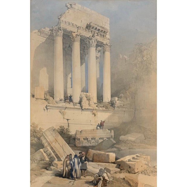 This print is part of David Roberts' monumental series, 'The Holy Land, Syria, Idumea, Arabia, Egypt, & Nubia,' published...