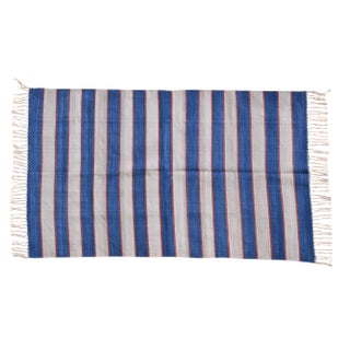 Lichen Rug, 10x14, Light Gray & Blue For Sale