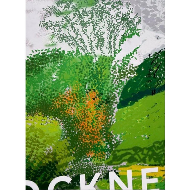 Paper David Hockney, a Year in Normandie, 2020-2021 (Detail) Composite IPad Painting, Copyright David Hockney, Printed in Uk For Sale - Image 7 of 11