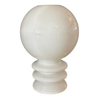 Vintage Glass Table Lamp by Herbert Proft for Glashütte Limburg, Germany, 1970s For Sale