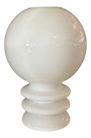 Vintage Glass Table Lamp by Herbert Proft for Glashütte Limburg, Germany, 1970s