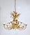 Hollywood Regency Wheat Floral Bouquet Gilt Iron Chandelier by Hans Kögl, 1970s For Sale - Image 16 of 18