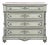 19th Century French Louis XVI Painted Commode With Carrara Marble For Sale