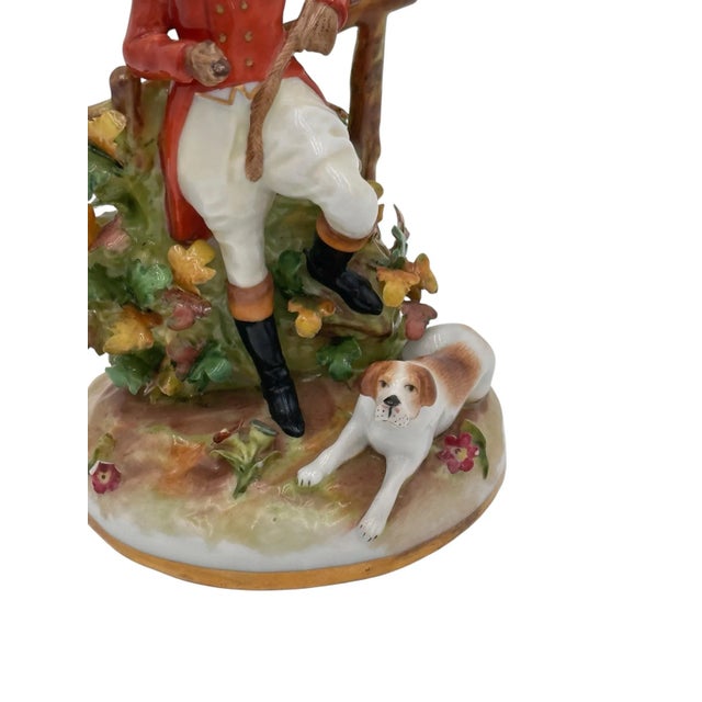 Antique Von Scheirholz Fox Hunting Figurine With Beagle, 1907-1920s For Sale - Image 11 of 12