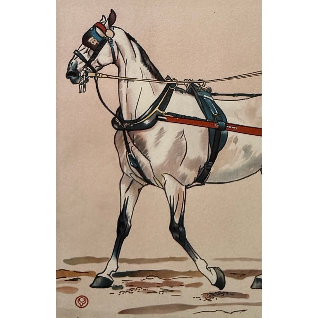 A striking chromolithograph from Country Carts Series No. 1, created by celebrated American illustrator Edward Penfield...