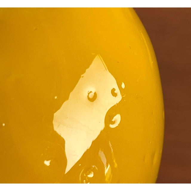 Vintage Italian Murano Art Glass Lemon, 1970s For Sale - Image 12 of 14