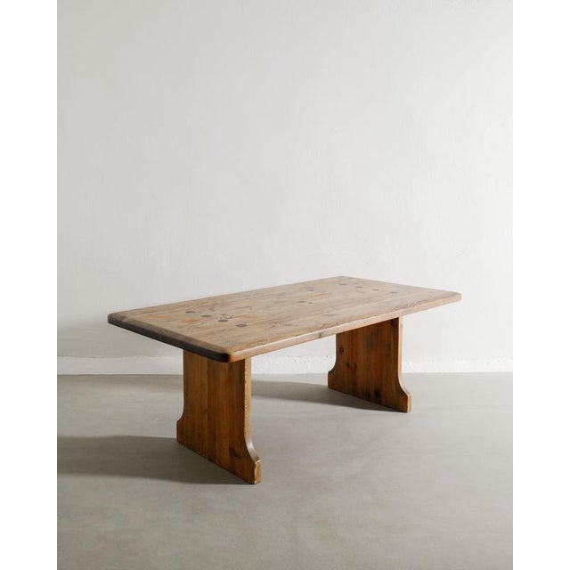 Early Swedish Modern Rectangular Sofa Coffee Table in Pine, 1930s For Sale - Image 3 of 7