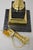 Vintage French Empire Brass & Italian Black Marble Column Table Lamps - A Pair For Sale - Image 10 of 12