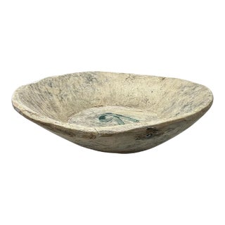 Vintage Wooden Parat Bowl - Small For Sale