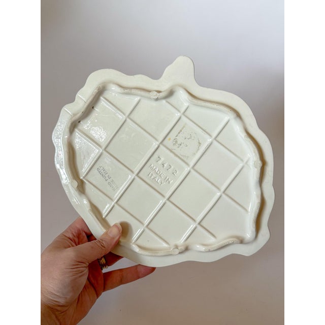 Italian Majolica Radicchio Trivet For Sale In Dallas - Image 6 of 7