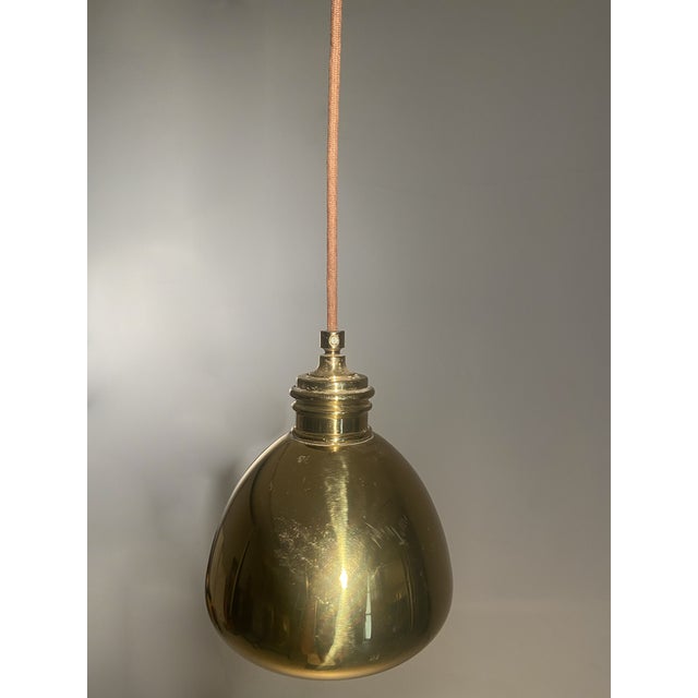 Golden Metal Lamps, 1980, Set of 2 For Sale - Image 6 of 9