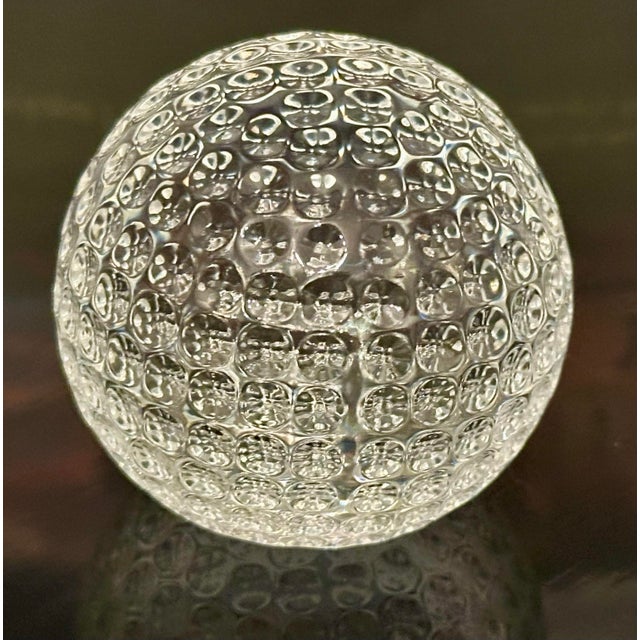 Waterford Crystal Golf Club & Ball Desk Accessories With First Edition Legendary Golf Clubhouses For Sale - Image 6 of 11