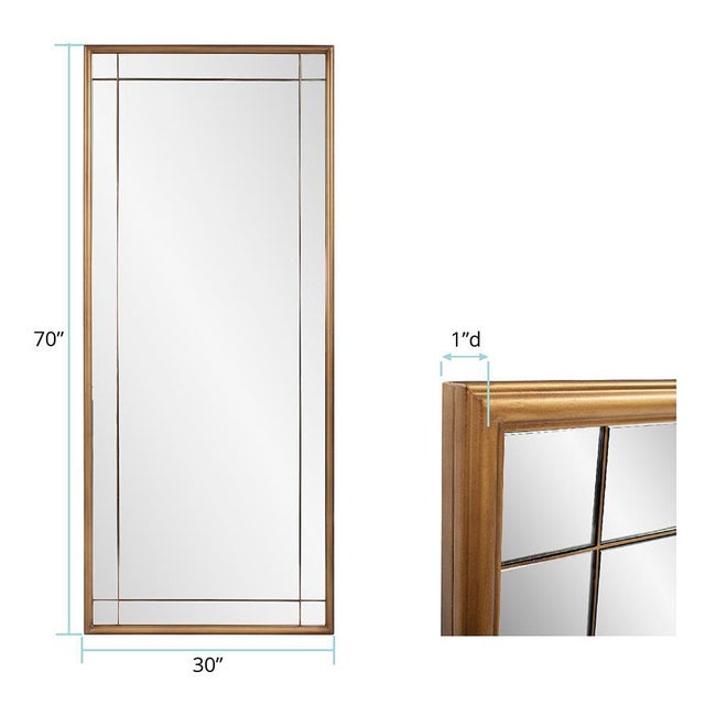 Chiverny French Panel Mirror- Oversized For Sale - Image 9 of 11
