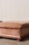 Pair of English Footstools on Wooden Feet and Rose Velvet Upholstery For Sale - Image 4 of 5
