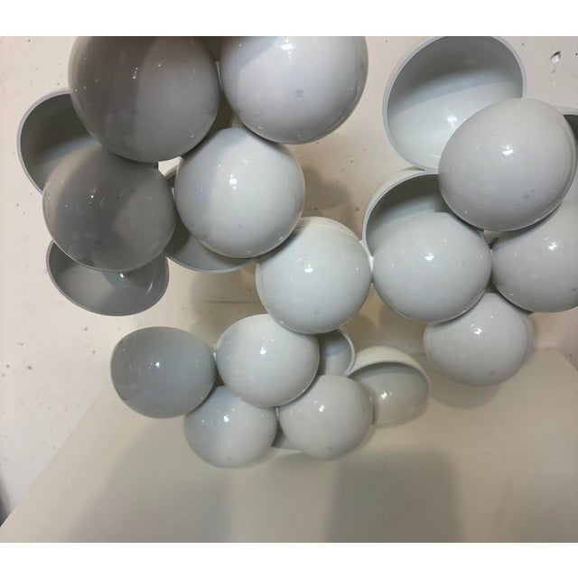 Plastic Small Round Rotary Serving Trays Set from Yonel Lebovici, 1970s, Set of 13 For Sale - Image 7 of 9